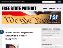 Tablet Screenshot of freestatepatriot.com